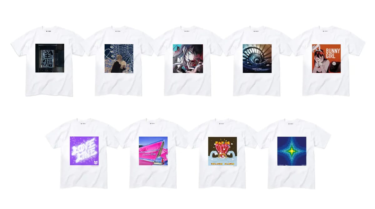 ZOZO and Spotify Collaboration T Shirts
