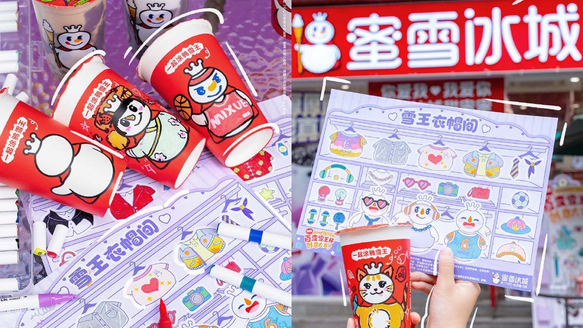 customer DIY version mixue snowking character