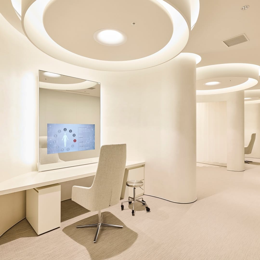 시세이도 뷰티 진단 랩 실내 모습